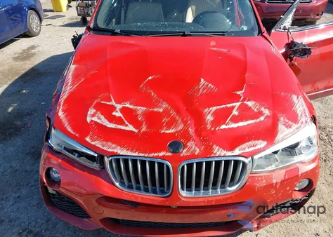 2016 BMW X3 xDrive28I z USA, uszkodzony, nr VIN 5UXWX9C58G0D93548